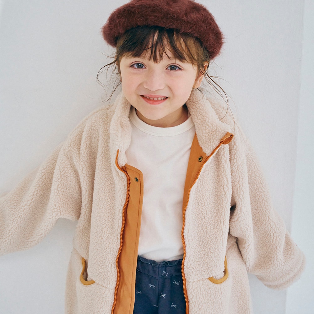お家の洗濯機で洗えるリバーシブルジャケット 【子供服 長袖】(リッケ