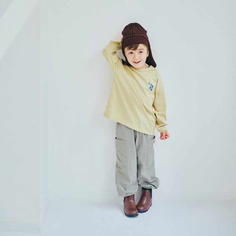 モデル身長108cm、110サイズ着用