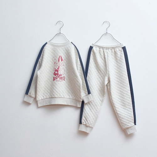 おなかすっぽり冬の綿素材パジャマ 【子供パジャマ 長袖】
