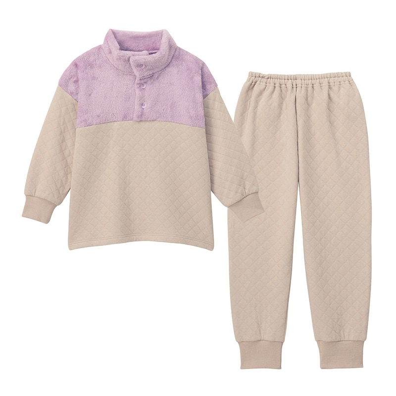 ラベンダー×グレージュ