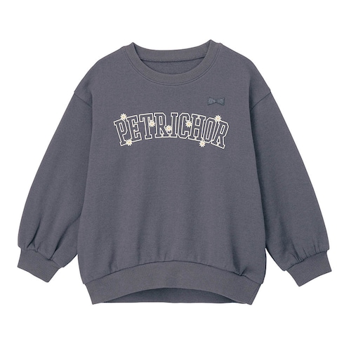 名札ココふんわりシルエット裏起毛スウェットシャツ 【子供服 長袖】