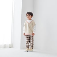 ライトベージュ／モデル身長105cm・110サイズ着用