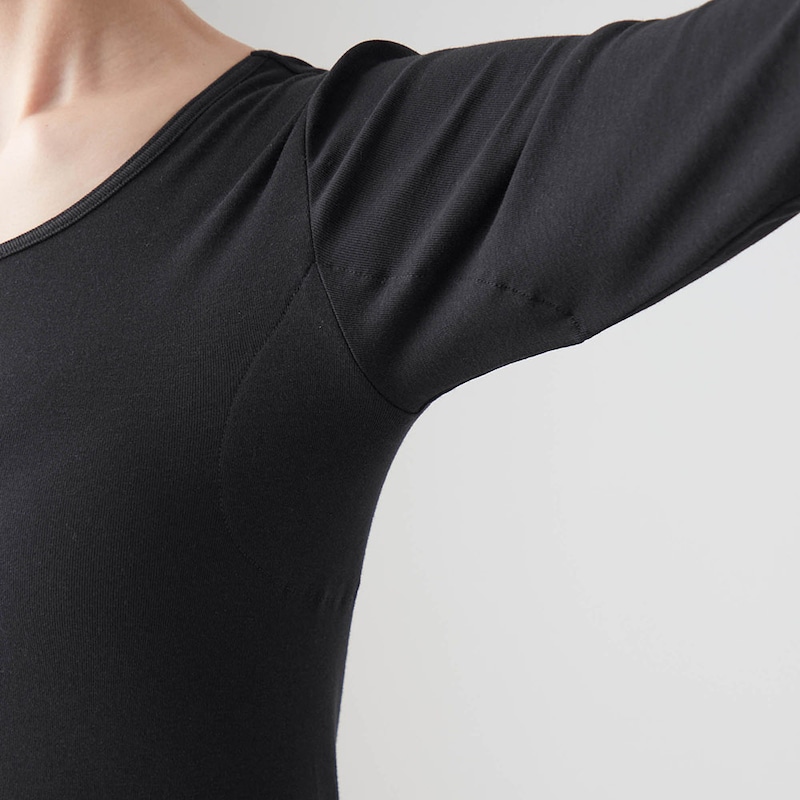 身生地二重の汗取りパッド