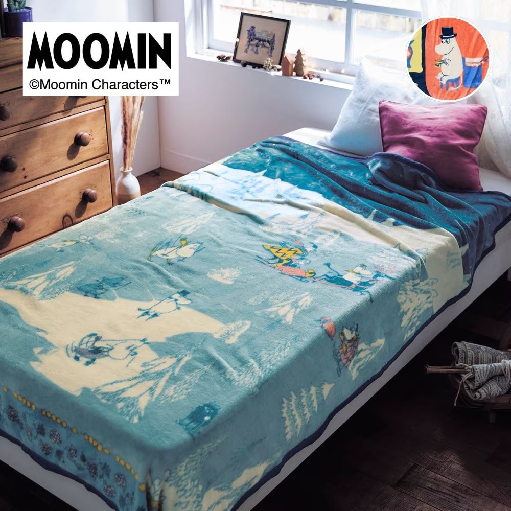 なめらかマイクロファイバー毛布 「ムーミン」 なめらかマイクロファイバー毛布 「ムーミン」