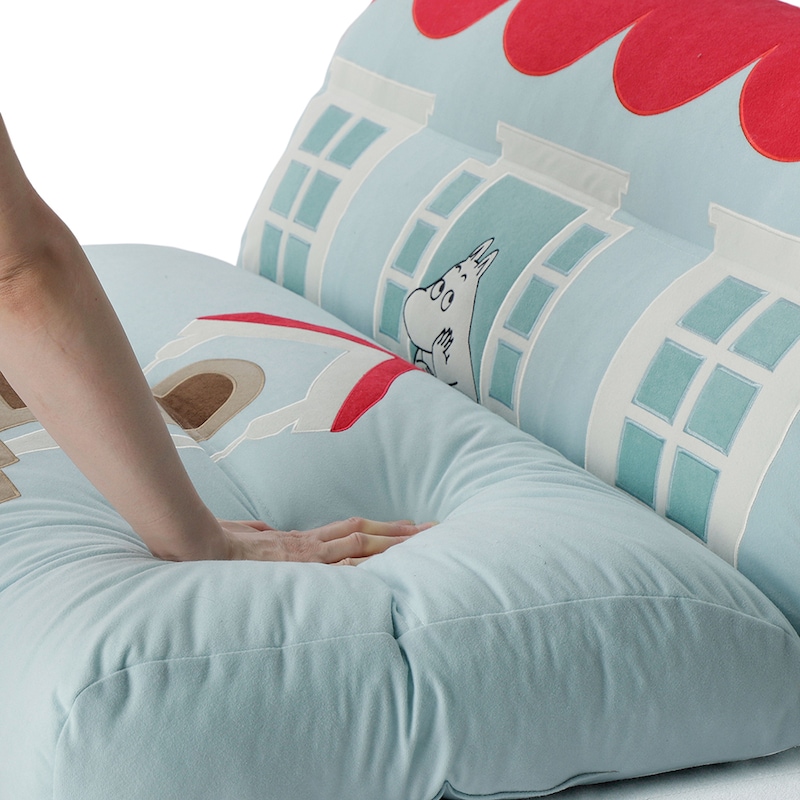 座面、背もたれもふかふか