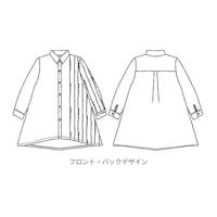 ※後身頃は同柄です。
