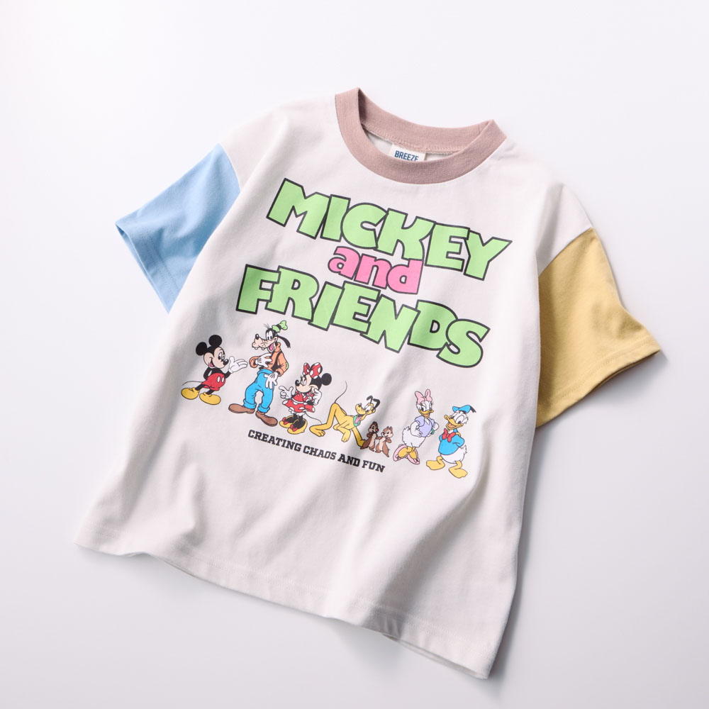 【ディズニー/Disney】プリント半袖Tシャツ(選べるキャラクター)