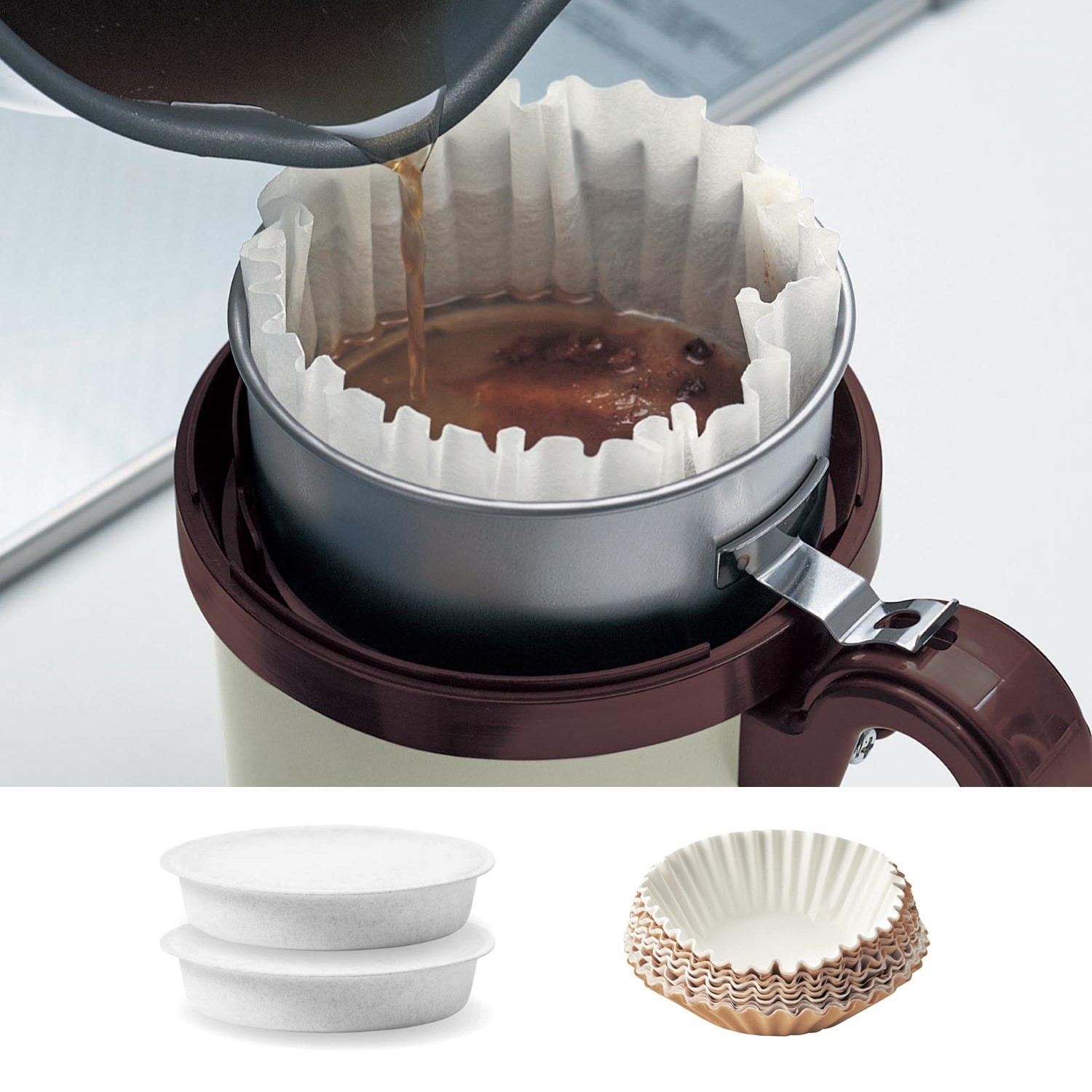 【ベルメゾン】【お得セット】2倍速ろ過活性炭カートリッジ2個 & ペーパーフィルター60枚セット 【油を素早く再利用】