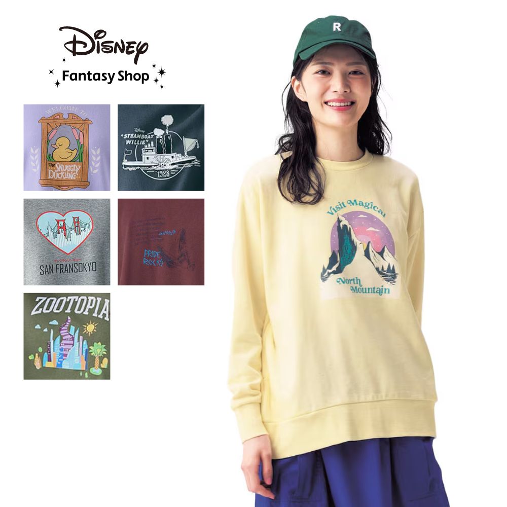 【ディズニー/Disney】ユニセックス裏毛プルオーバー(選べるキャラクター) 【ディズニー/Disney】ユニセックス裏毛プルオーバー(選べるキャラクター)