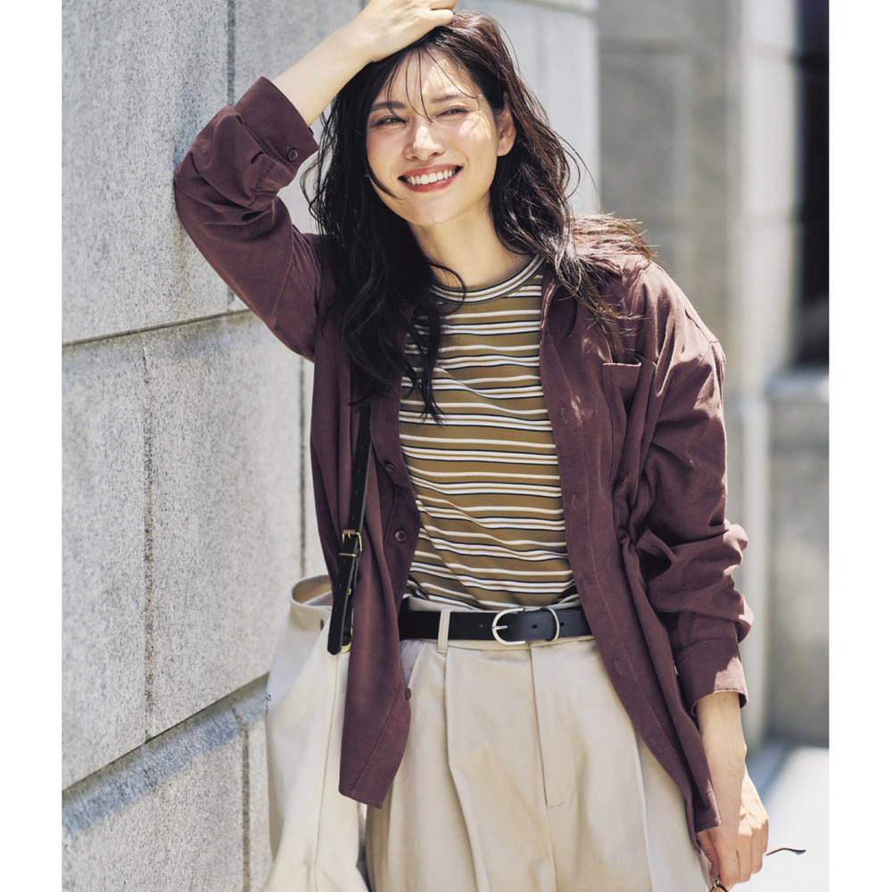 【ディズニー/Disney】ユニセックスコーデュロイシャツ「グーフィー」 【ディズニー/Disney】ユニセックスコーデュロイシャツ「グーフィー」