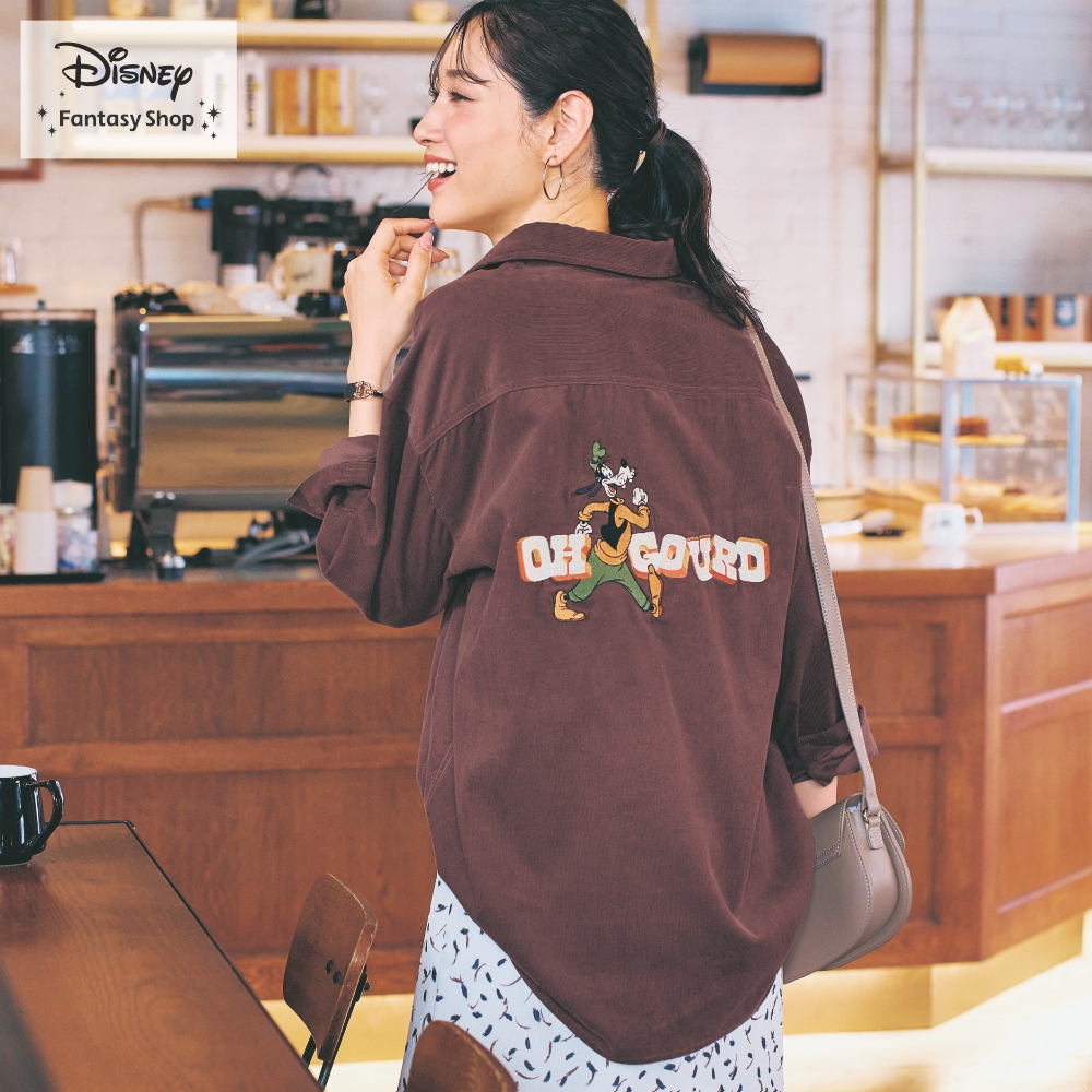 ユニセックスコーデュロイシャツ「グーフィー」