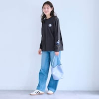 モデル身長168cm／M　ドナルドダック着用
