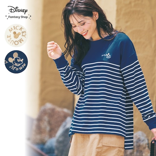 起毛ボーダーチュニック（選べるキャラクター）