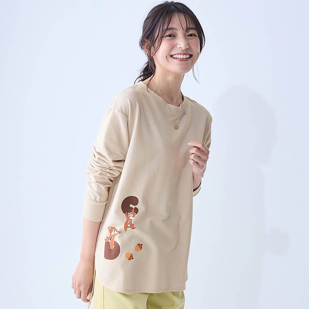 ミニ裏毛チュニック(選べるキャラクター)(ディズニー/Disney) ミニ裏毛チュニック(選べるキャラクター)(ディズニー/Disney)