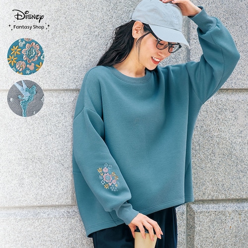 袖刺繍ダンボールニットプルオーバー（選べるキャラクター）