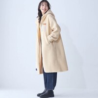 モデル身長170cm／Ｍ ※写真は撮影用のため袖丈+1.5cm、着丈+6cmになります。