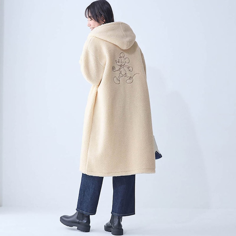 モデル身長170cm／Ｍ ※写真は撮影用のため袖丈+1.5cm、着丈+6cmになります。