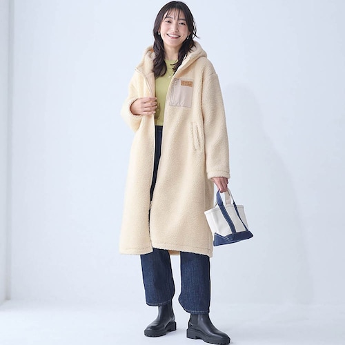 フードボアコート「ミッキーマウス」