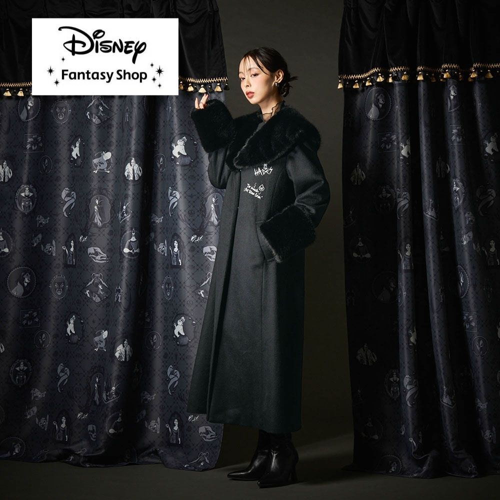 【ディズニー/Disney】ボリュームファーコート「ヴィランズ」