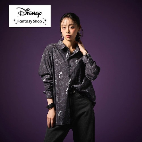 【プレゼントキャンペーン開催中】 ユニセックスフェイスプリントシャツ「ヴィランズ」