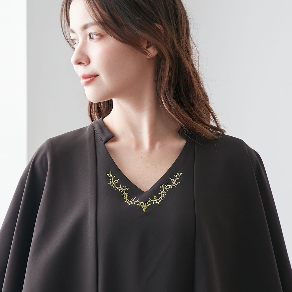 マントドレスワンピース「マレフィセント」L ベルメゾン ディズニー プレゼントキャンペーン実施中】 マントドレスワンピース