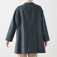 モデル身長171cm／M ※写真は撮影用のため袖丈+1.5cm、着丈+4cmになります。