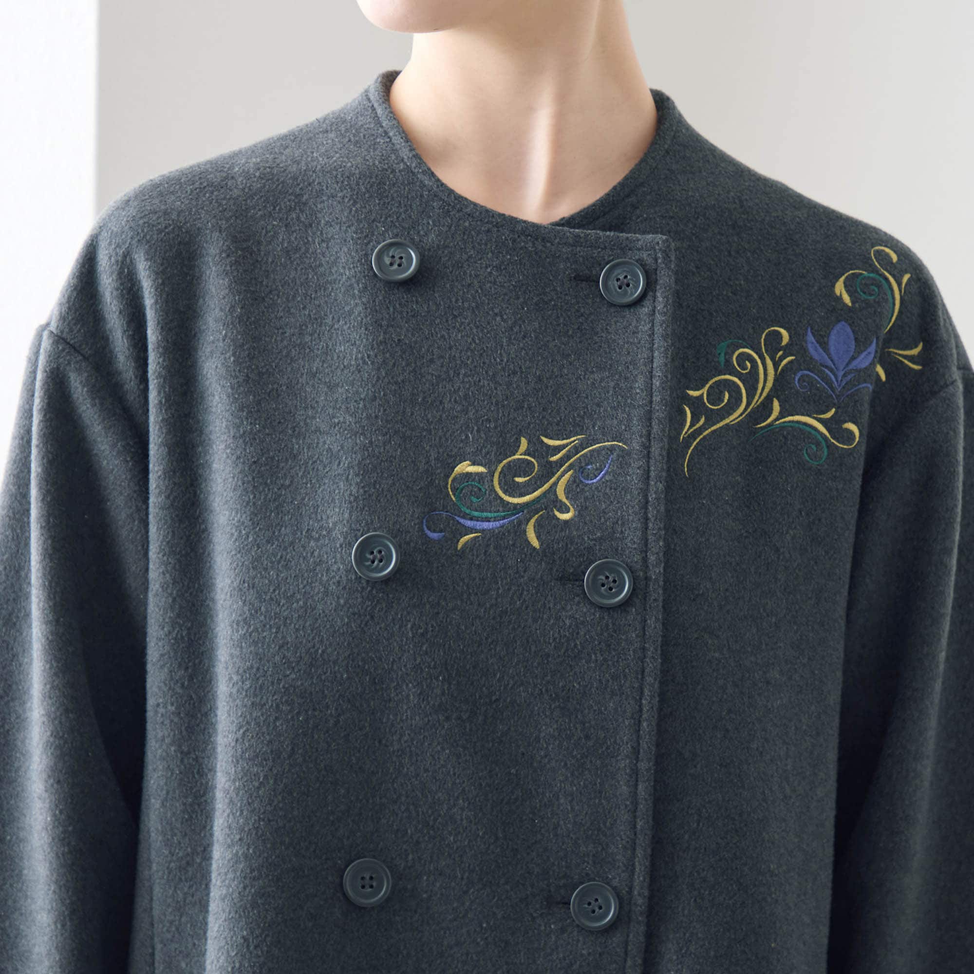 刺繍入りAラインコート「アナと雪の女王」(ディズニー/Disney