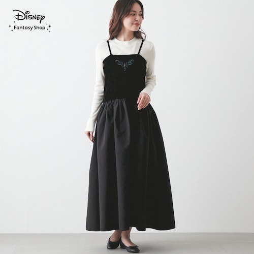 異素材使いドッキングワンピース「アナと雪の女王」