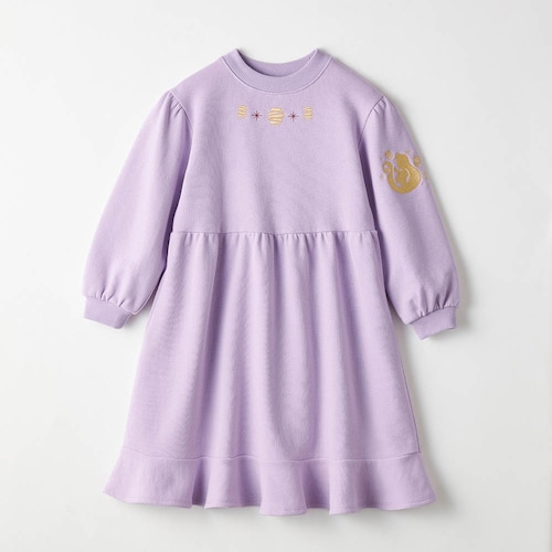 刺繍裏毛ワンピース（選べるキャラクター）