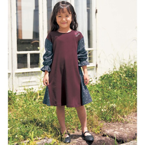 サイド切り替えワンピース（選べるキャラクター）（ディズニー/Disney）