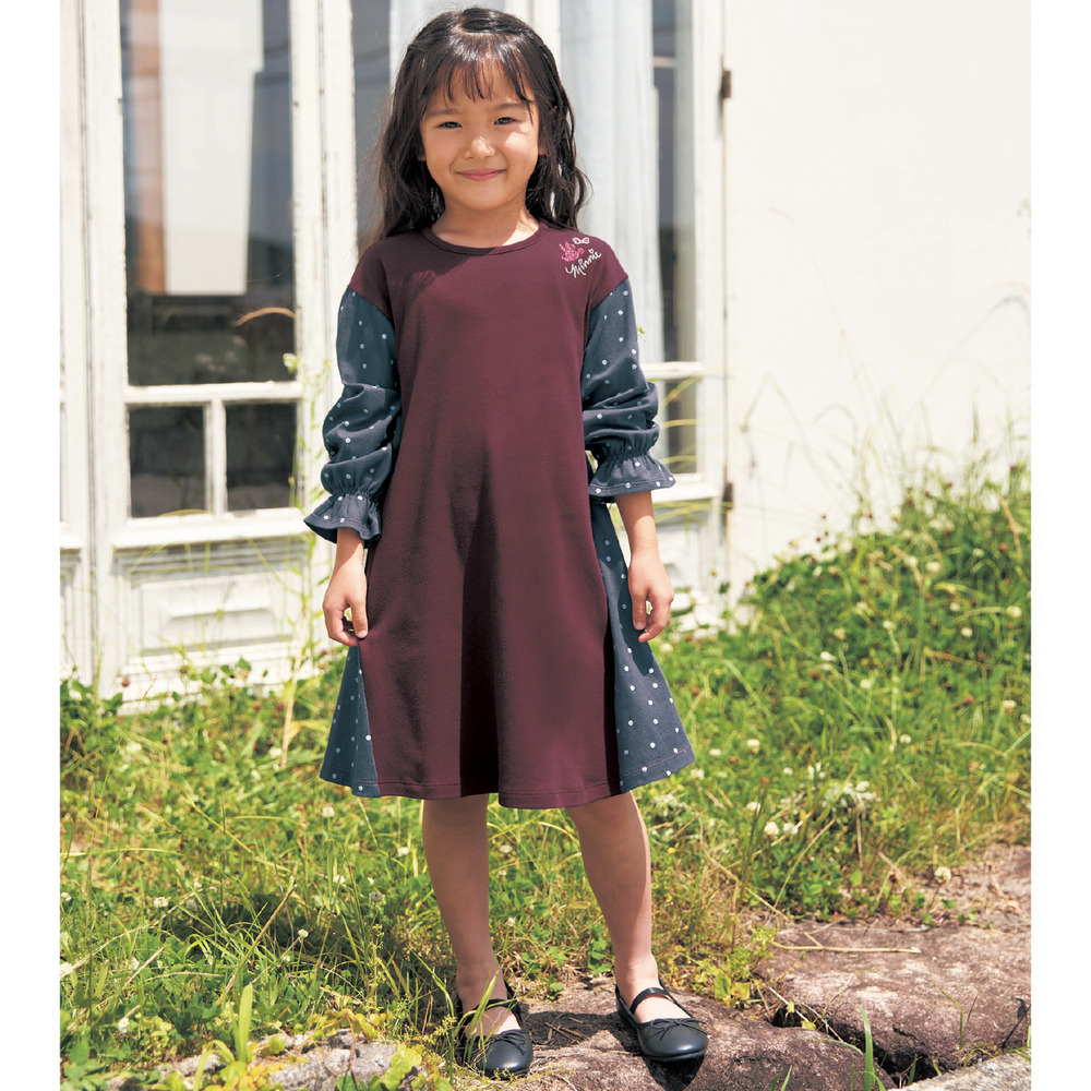 サイド切り替えワンピース(選べるキャラクター)(ディズニー/Disney) サイド切り替えワンピース(選べるキャラクター)(ディズニー/Disney)