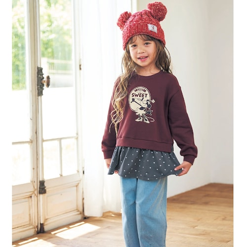 切り替え裏毛プルオーバー（選べるキャラクター）（ディズニー/Disney）