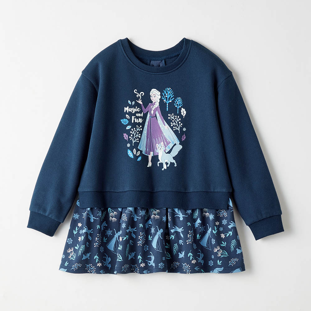 切り替え裏毛プルオーバー(選べるキャラクター)(ディズニー/Disney) 切り替え裏毛プルオーバー(選べるキャラクター)(ディズニー/Disney)