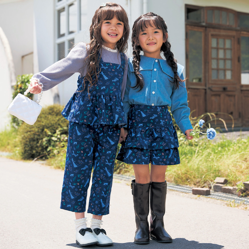 サロペット風セットアップ「アナと雪の女王/エルサ」(ディズニー/Disney) サロペット風セットアップ「アナと雪の女王/エルサ」(ディズニー/Disney)