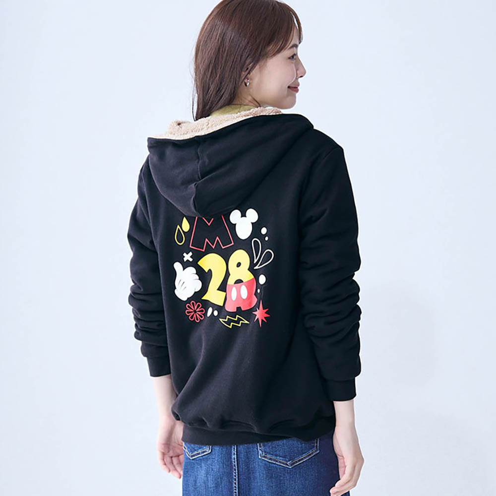 裏ボアパーカー(選べるキャラクター)(ディズニー/Disney) 裏ボアパーカー(選べるキャラクター)(ディズニー/Disney)