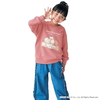 コーラルピンク／モデル身長105cm・サイズ110