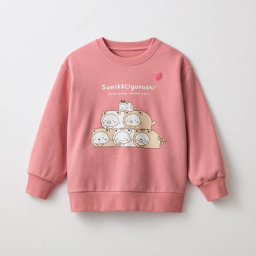 名札ココ裏毛スウェットシャツ 「すみっコぐらし」