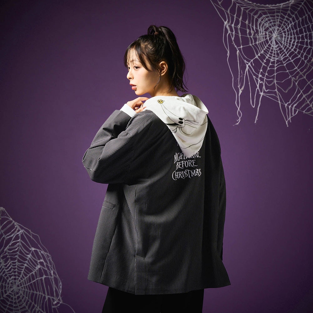 ストライプテーラードジャケット「ナイトメアー・ビフォア