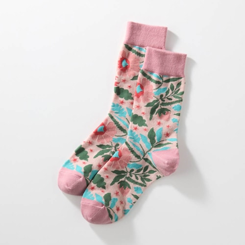 足元が華やぐ大人の綿混ソックス 「ミニラボ」