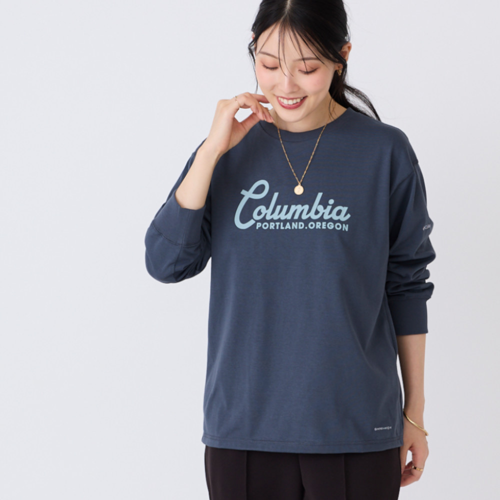 【コロンビア/Columbia】ロゴプリント長袖Tシャツ 【コロンビア/Columbia】ロゴプリント長袖Tシャツ