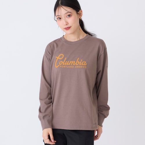 ロゴプリント長袖Tシャツ