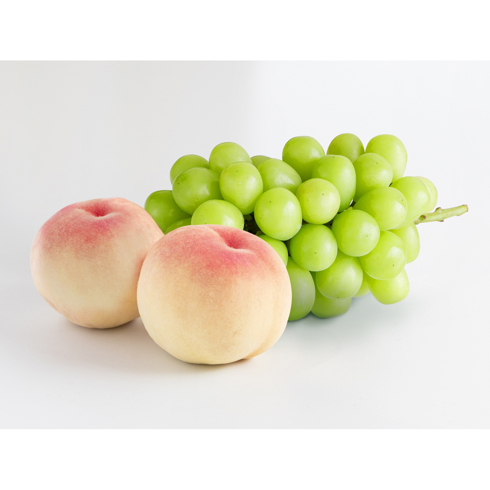 【ベルメゾン】【予約商品】【お中元・おとりよせ】 白桃3玉 & シャインマスカット500g 【ご注文は7月31日まで】