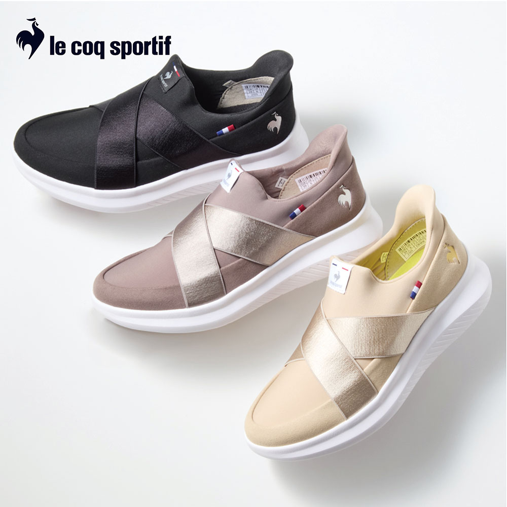 【ルコックスポルティフ/le coq sportif】LCS マルヌダブルベルトスリッポン 【ルコックスポルティフ/le coq sportif】LCS マルヌダブルベルトスリッポン