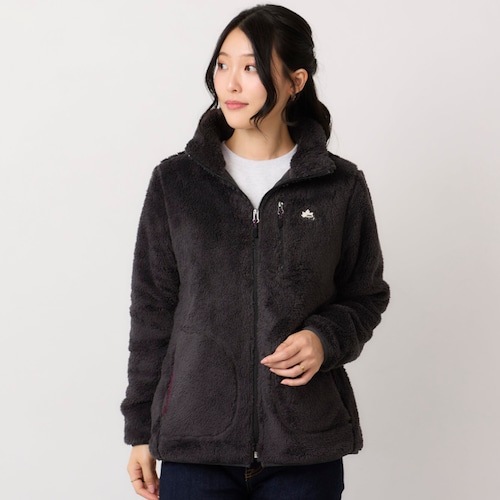 裏地付きシャギーボアジャケット