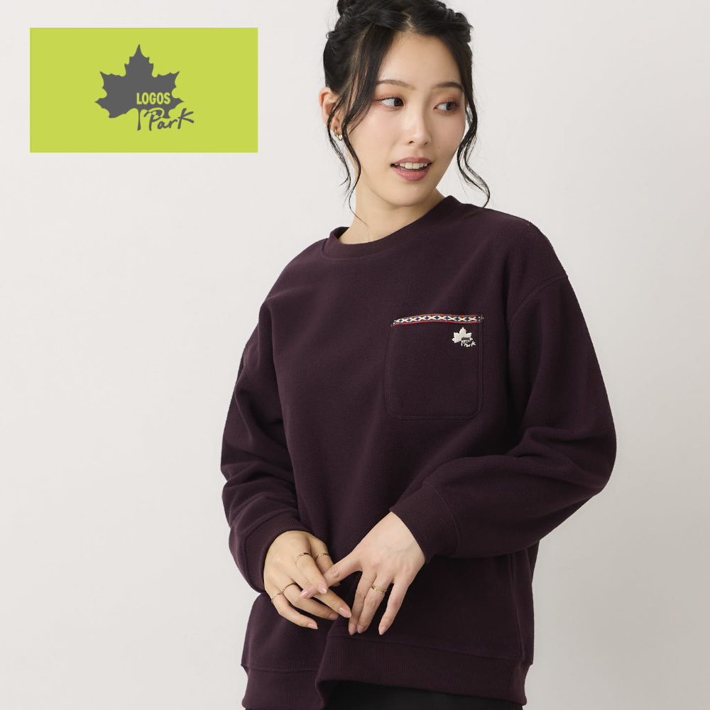 【ロゴス・パーク/LOGOS Park】フリースプルオーバー 【ロゴス・パーク/LOGOS Park】フリースプルオーバー