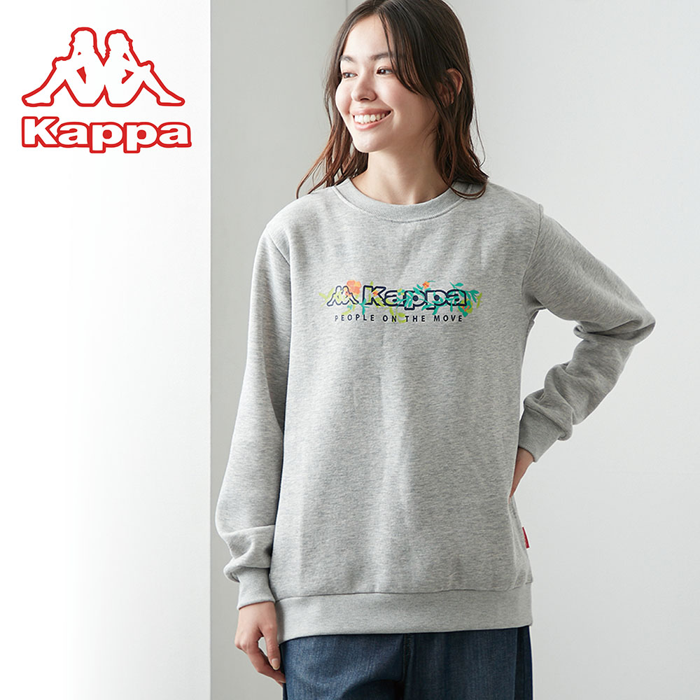 【Kappa】裏起毛クルーネックスウェットプルオーバー 【Kappa】裏起毛クルーネックスウェットプルオーバー