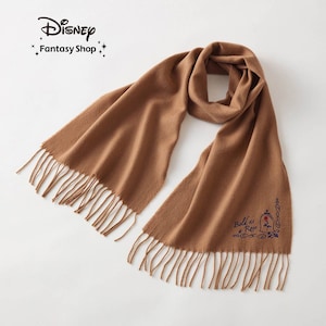 【ディズニー/Disney】刺繍モチーフのストール(選べるキャラクター)