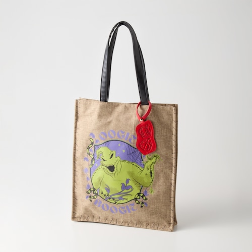 麻調素材のトートバッグ「ウギー・ブギー」