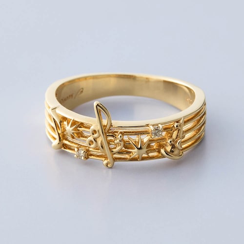 【受注生産】１０金オーダーリング［日本製］「ファンタジア」