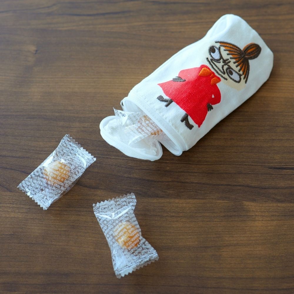 リトルミイはファスナー付きなので小物を入れるのに便利